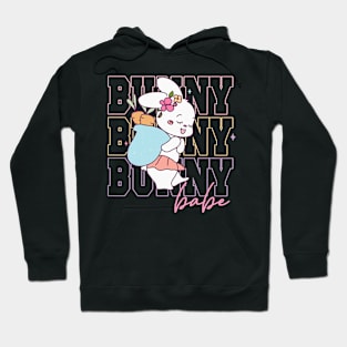 Bunny Babe easter day Hoodie